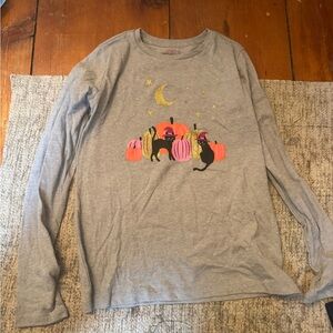 Crewcuts Gray Graphic Long Sleeve Shirt